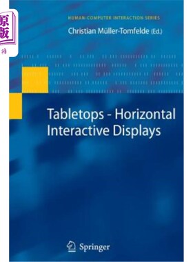 海外直订Tabletops - Horizontal Interactive Displays 桌面-水平交互显示