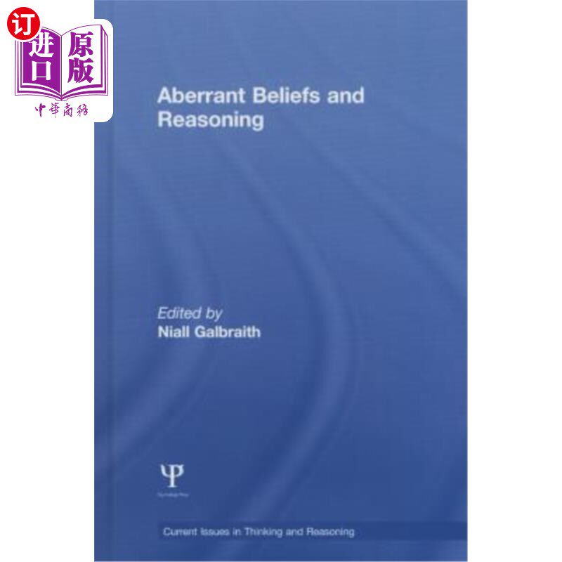海外直订Aberrant Beliefs and Reasoning 异常信念与推理
