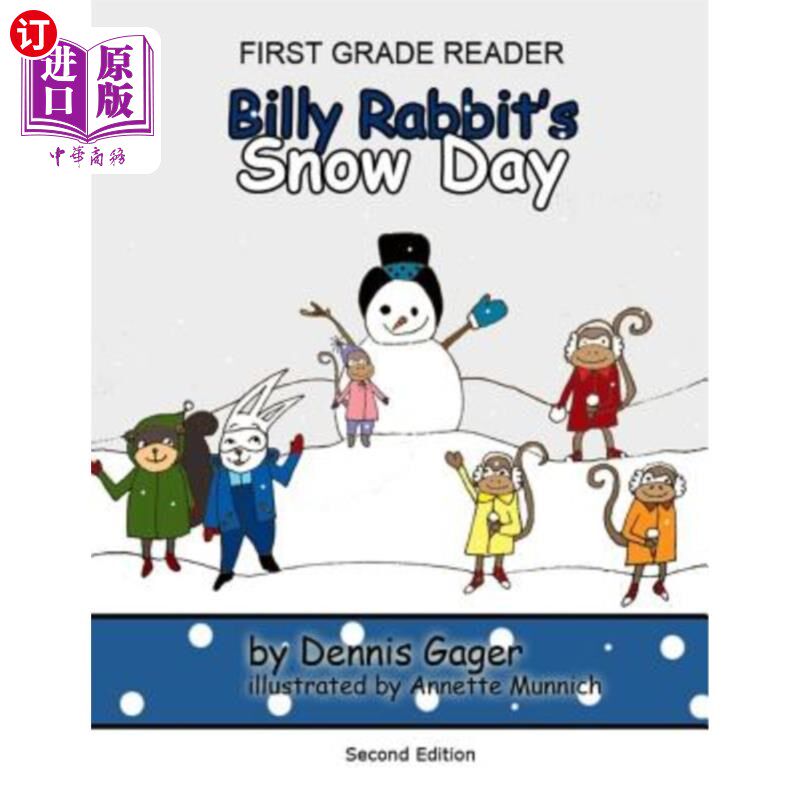 海外直订Billy Rabbit's Snow Day 兔子比利的下雪天