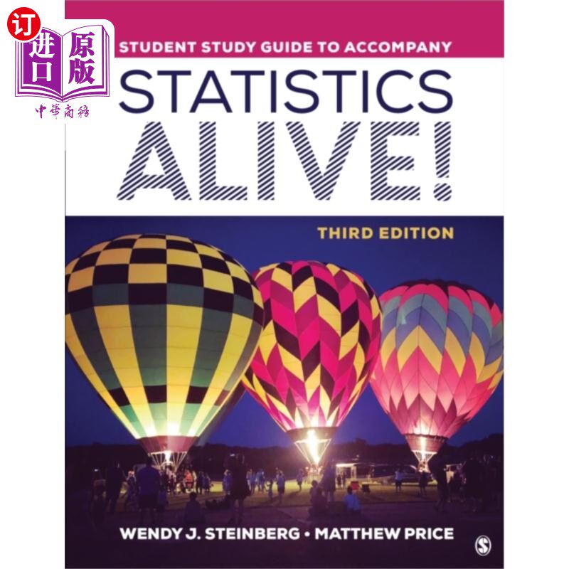 海外直订Student Study Guide to Accompany Statistics Alive! 学生学习指南陪伴统计活着!