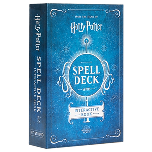 Harry Potter Spell Deck and Interactive Book of Magic 英文原版 哈利波特 咒语和互动书 Donald Lemke【中商原版】