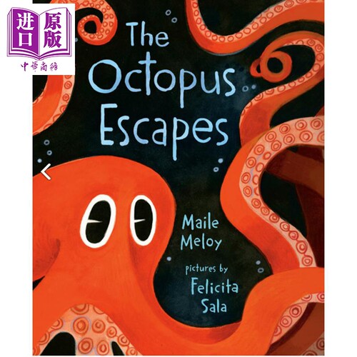 安徒生插画家得主 Felicita Sala新书：八爪鱼大逃亡 The Octopus Escapes 名家绘本 精装 3~6岁 英文原版【中商原版】 - 封面