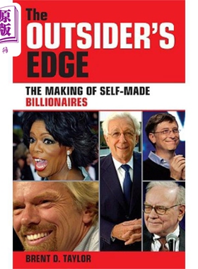预售 自力更生的亿万富翁的成功 OutsiderS Edge: The Making Of Self-Made Billionaires Brent Taylor 英文原版 中商原版
