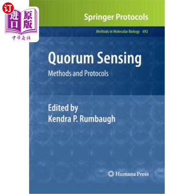 海外直订医药图书Quorum Sensing: Methods and Protocols 群体感应：方法和协议