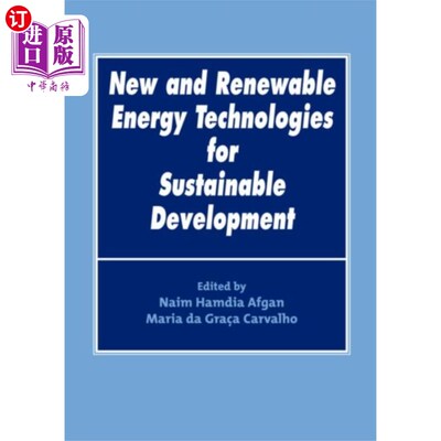 海外直订New and Renewable Energy Technologies for Sustai... 促进可持续发展的新能源和可再生能源技术