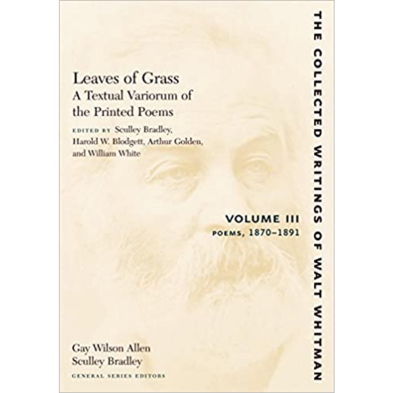草叶集:印刷诗歌的文本变体3 英文原版 Leaves of Grass Vol III【中商原版】