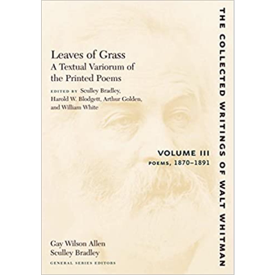 草叶集：印刷诗歌的文本变体3 英文原版 Leaves of Grass Vol III【中商原版】