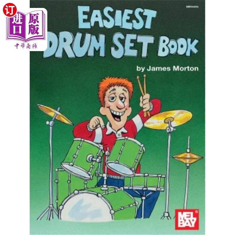 海外直订Easiest Drum Set Book 最简单的架子鼓书