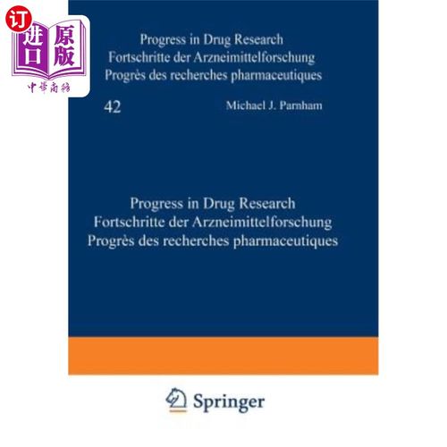 海外直订医药图书Progress in Drug Research / Fortschritte Der Arzneimittelforschung / Progrès Des Progre