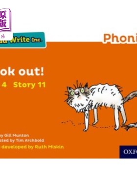 海外直订Read Write Inc. Phonics: Look Out! (Orange Set 4... Read Write公司小心!(橙色套装四故事书十一)