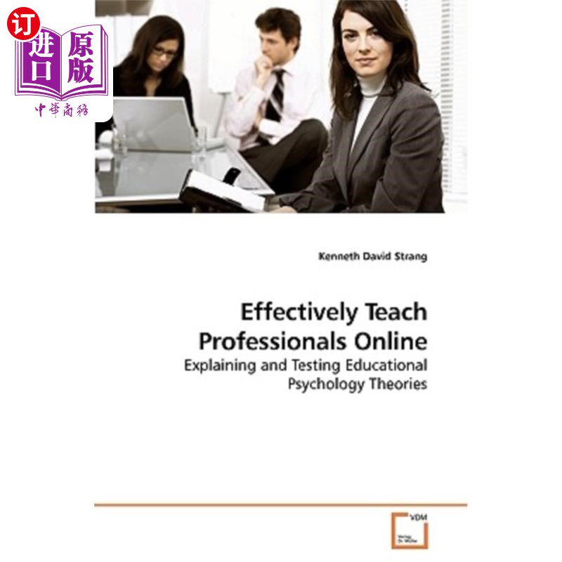 海外直订Effectively Teach Professionals Online 有效地在线教育专业人士