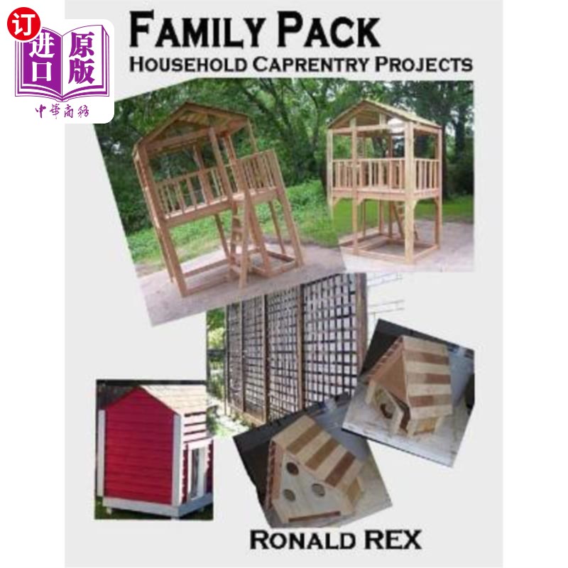 海外直订Family Pack: Household Carpentry Projects家庭包：家庭木工工程