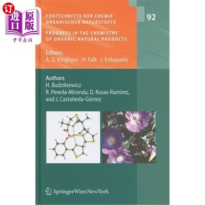 海外直订Fortschritte Der Chemie Organischer Naturstoffe / Progress in the Chemistry of O Fortschritte De