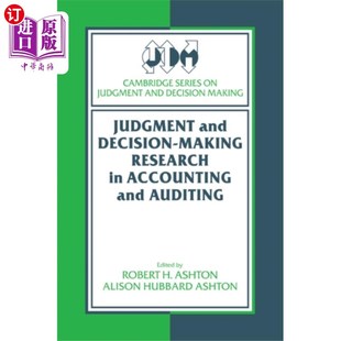Making Research 海外直订Judgment 会计与审计 Decision Account... 判断与决策研究 and