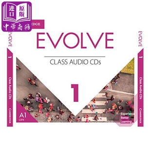 英文原版 Evolve Audio 现货 剑桥英语口语进展教程 中商原版 ELT英语教材与教学 Level Class 课堂CD第一级 CDs