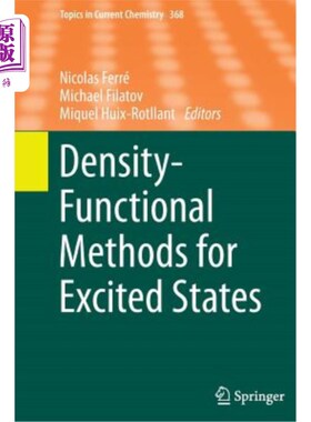 海外直订Density-Functional Methods for Excited States 激发态的密度泛函方法