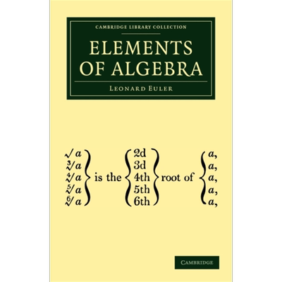 欧拉 代数元素 Elements of Algebra Revised 英文原版 Leonard Euler 数学 百科【中商原版】