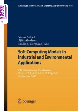 海外直订Soft Computing Models in Industrial and Environmental Applications: 7th Internat 工业和环境应用中的软计算模