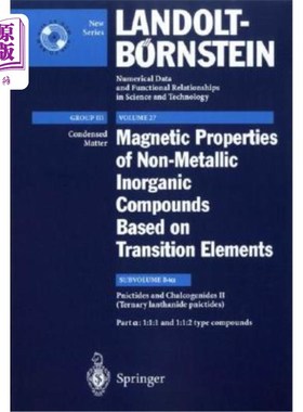 海外直订Part A: 1:1:1 and 1:1:2 Type Compounds A部分：1:1:1和1:1:2型化合物