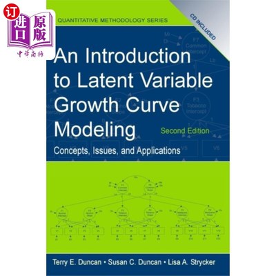 海外直订Introduction to Latent Variable Growth Curve Mod... 潜在变量生长曲线建模导论