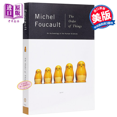 福柯：事物的秩序 英文原版 The Order of Things: An Archaeology of the Human Sciences 词与物 人文知识考古学【中商原版