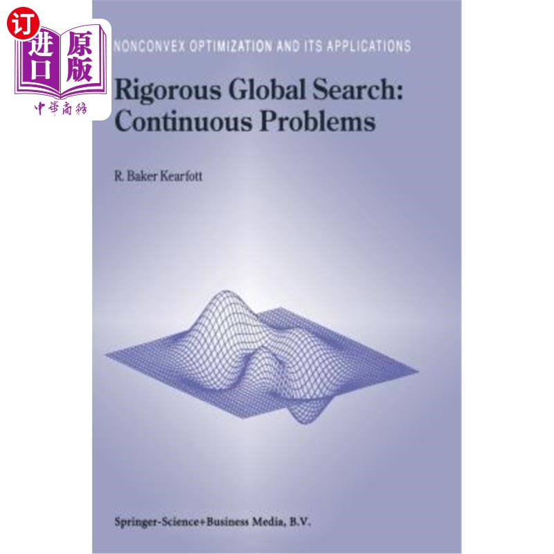 海外直订Rigorous Global Search: Continuous Problems 严格的全球搜索:持续的问题
