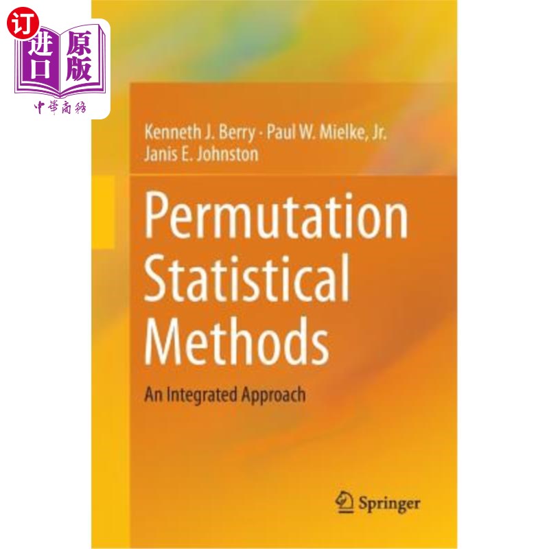 海外直订Permutation Statistical Methods: An Integrated Approach 排列统计方法：一种综合方法