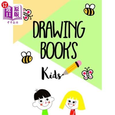 海外直订Drawing Books Kids: Blank Doodle Draw Sketch Book