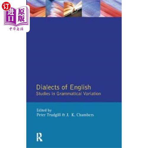 海外直订Dialects of English 方言的英语