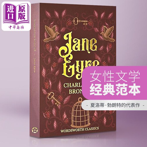 夏洛蒂勃朗特 简爱英文原版 Wordsworth Jane Eyre 简爱英文版简爱小说简爱原著正版简爱原版