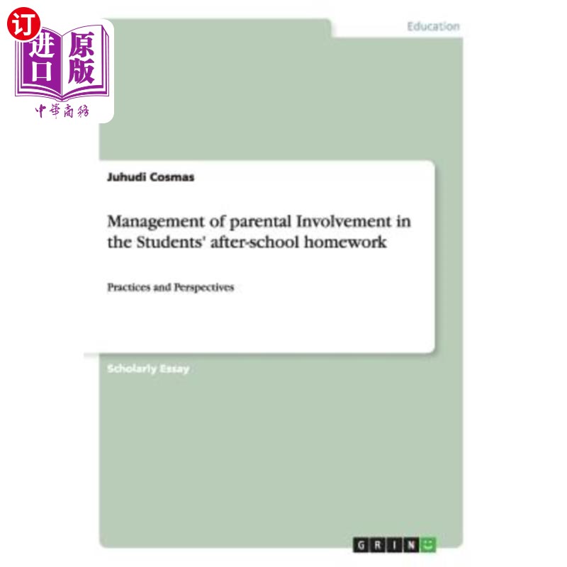 海外直订Management of parental Involvement in the Students' after-school homework 家长参与学生课外作业的管理