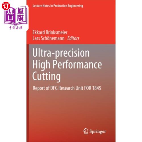 海外直订Ultra-precision High Performance Cutting 超精密高性能切割