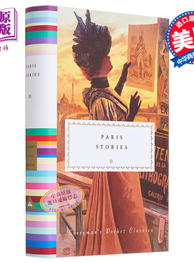 人人文库口袋系列 巴黎故事 Paris Stories 英文原版 Edited by Shaun Whiteside 经典文学 现当代文学【中商原版】