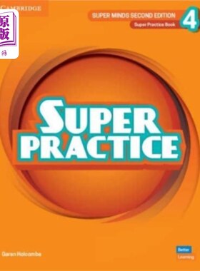 海外直订Super Minds Level 4 Super Practice Book British ... 《超级心灵4级超级练习手册》
