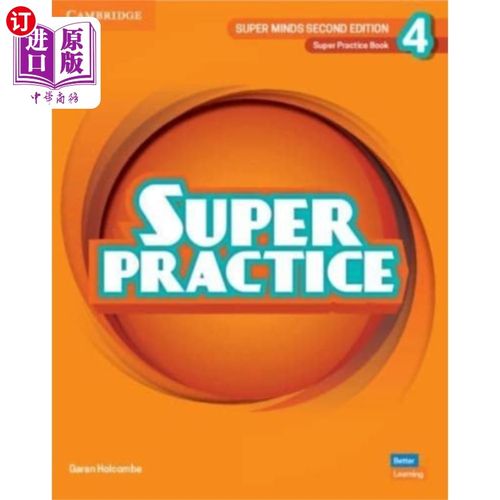 海外直订Super Minds Level 4 Super Practice Book British ... 《超级心灵4级超级练习手册》