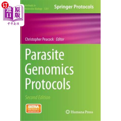 海外直订Parasite Genomics Protocols 寄生虫基因组学协议