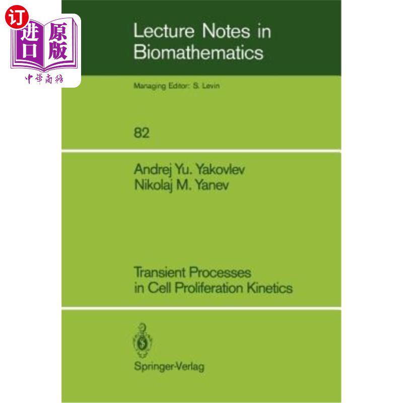 海外直订Transient Processes in Cell Proliferation Kinetics