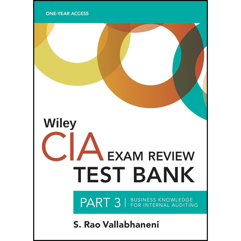 Wiley CIA 2022第3部 题库 内部审计的商业知识 英文原版 Wiley CIA 2022 Part 3 Test Bank 会计相关 经济【中商原版】