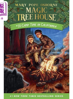 Magic Tree House 35 Camp Time in California 神奇树屋35 桥梁书章节书 中小学生课外读物 英文原版小初文学【中商原版】