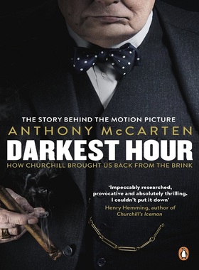 预售 至暗时刻 电影版 英文原版 电影小说 Darkest Hour Anthony McCarten Viking