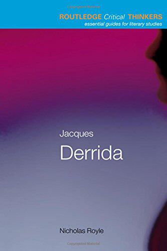 中商原版 劳特里奇批判思想家系列 德里达英文原版jacques Derrida Nicholas Royle