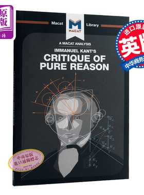 预售 纯粹理性批判 MACAT解读系列 英文原版 Critique of Pure Reason 哲学理论 哲学 【中商原版】
