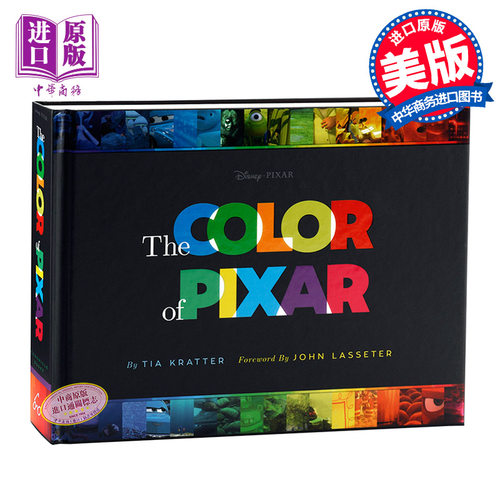 皮克斯的色彩 The Color of Pixar 动画艺术设定集 英文原版 Tia Kratter 动画设定集 皮克斯 色彩 动画制作 寻梦环游记