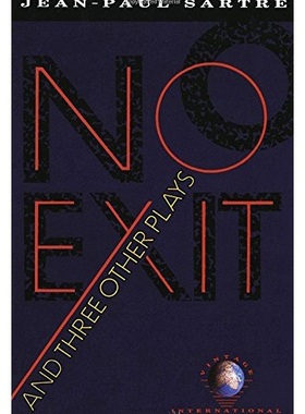 诺贝尔文学奖得主1964年 让保罗萨特 禁闭和其他戏剧 美版平装 英文原版 No Exit and Three Other Plays Jean Paul Sartre