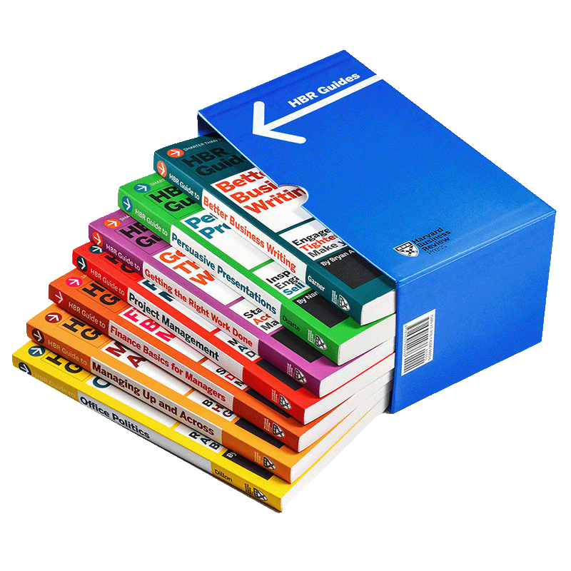 【中商原版】哈佛商业评论指南套装 7册 英文原版 HBR Guides Boxed Set 商务写作+办公室政治 职场进阶指南 职场启示录