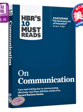 【中商原版】HBR's 10 Must Reads on Communication 哈佛商业评论 意在沟通 英文原版