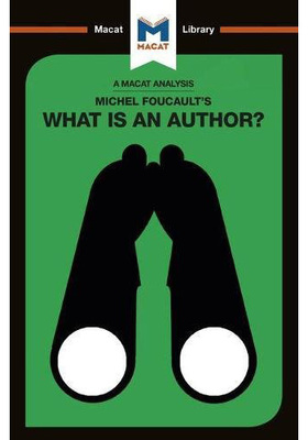 现货 对米歇尔福柯什么是作者的分析 英文原版 An Analysis of Michel Foucault's What Is an Author 解读【中商原版】