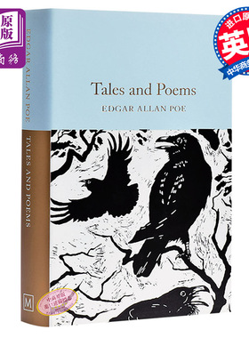 【中商原版】Collectors Library系列：爱伦坡诗选 英文原版 外国诗歌 Tales and Poems Edgar Allan Poe