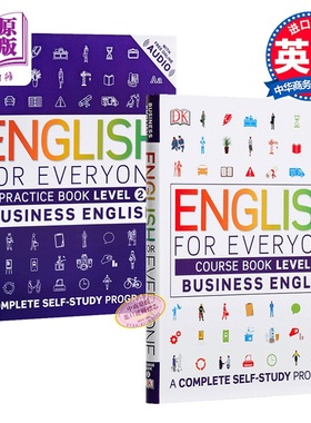 【中商原版】人人学英语商务英语2课本+练习册2册套装 英文原版english for everyone Business English Level2教材书在线音?