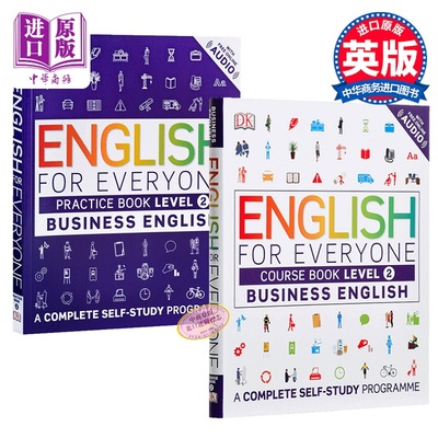 【中商原版】人人学英语商务英语2课本+练习册2册套装 英文原版english for everyone Business English Level2教材书在线音?